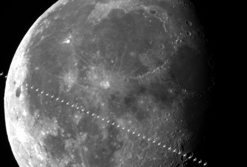 ISS Moon Transit