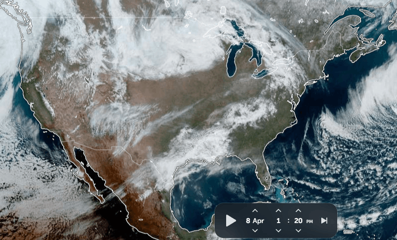 eclipse satellite map